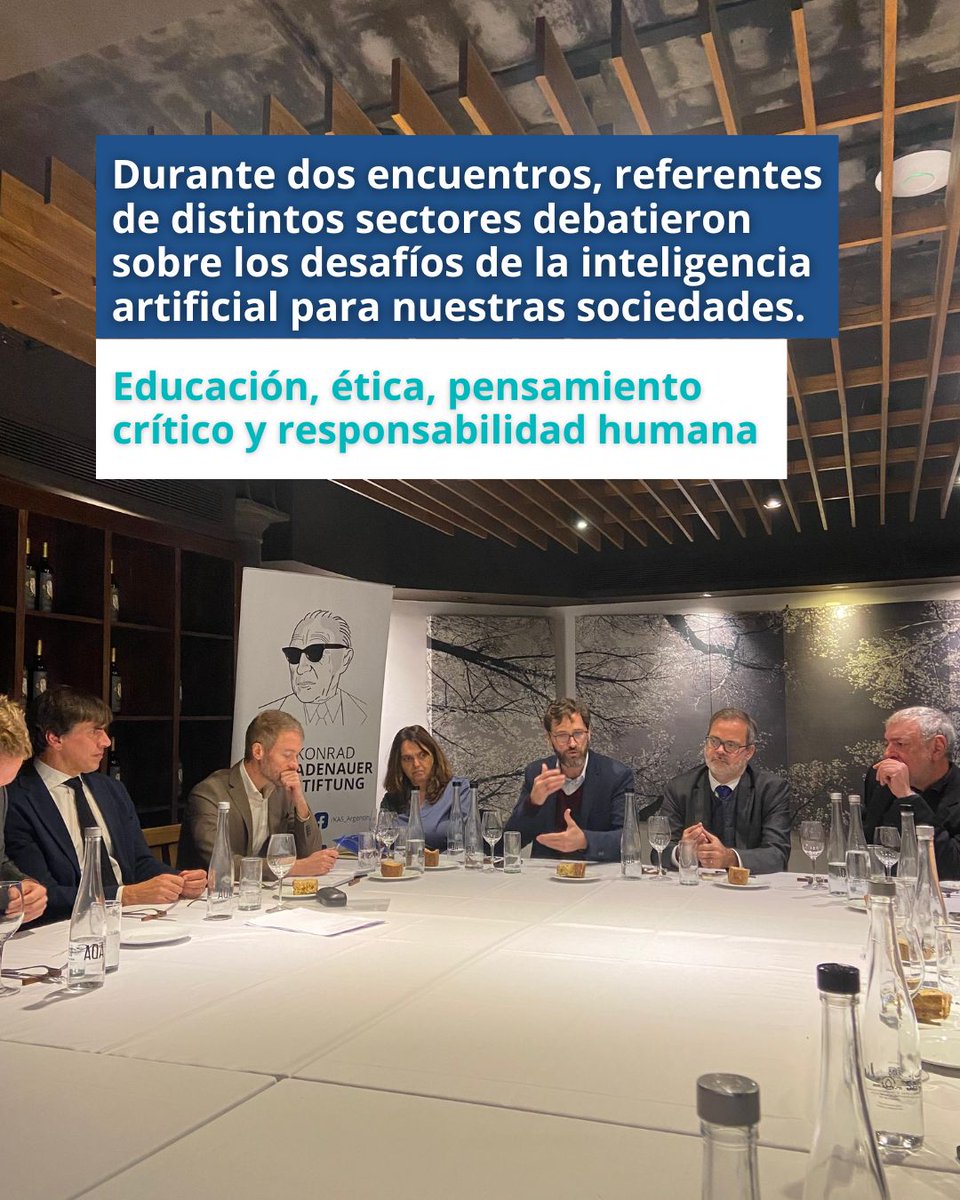 KAS_Argentina's tweet photo. 🤝 Junto a @ArgGlobal impulsamos el ciclo “Humanismo y Futuro” que reunió miradas diversas para reflexionar sobre el vínculo entre tecnología y sociedad.

🧭 Especialistas analizaron cómo orientar el desarrollo tecnológico desde una perspectiva humanista.   

#HumanismoYFuturo https://t.co/UKOHB3iJlg