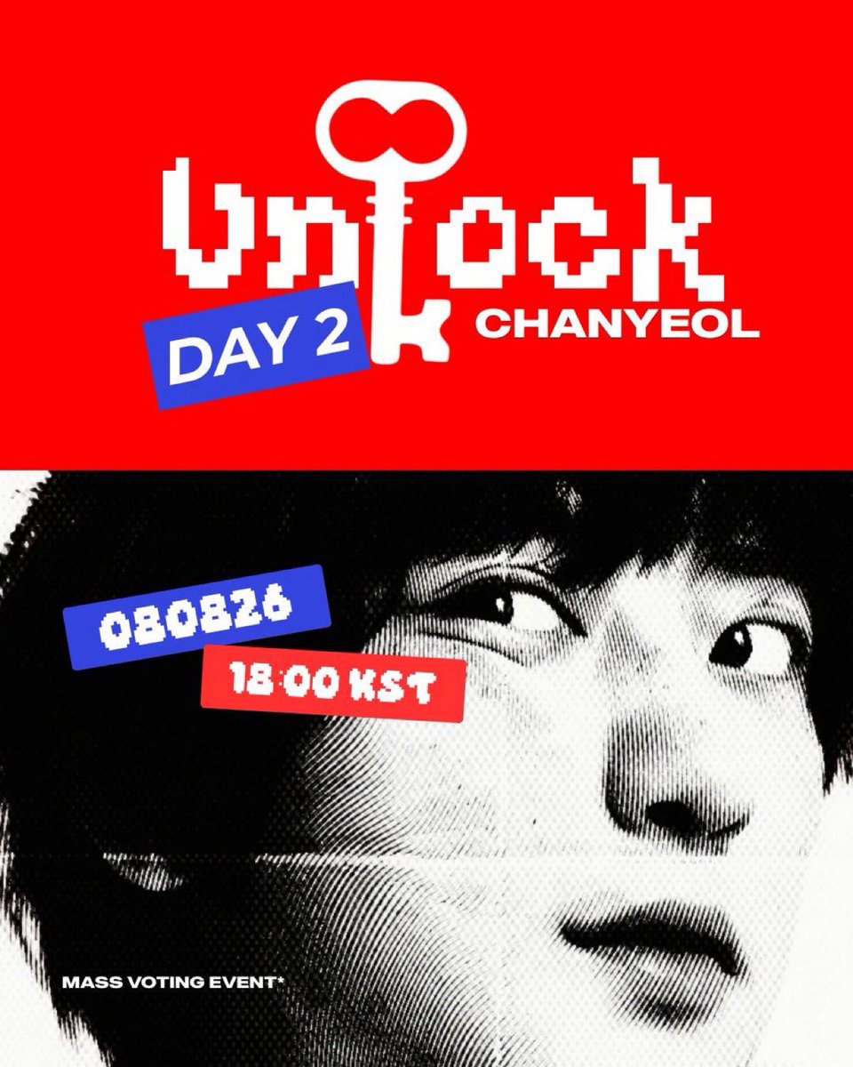PCY_BASE's tweet photo. 🔓 UNLOCK CHANYEOL — DAY 2 🍒

𝗪𝗲 𝗱𝗶𝗱 𝗶𝘁..! The first piece of the puzzle has been unlocked🧩🔓

But our challenge continues…

🎯 TODAY’S GOAL: 9,000 VOTES

Help us reach our second goal and unlock the next piece of the puzzle. Every vote counts, and we need all Yeolmaes to make it happen! 🍒

🗓️ August 8
⏰ 18:00 PM KST

Get your votes ready, join the mass voting session, and invite more Yeolmaes to participate!

Can we unlock the second piece? 🔓🔥

#CHANYEOL #찬열 #UNLOCKCHANYEOL