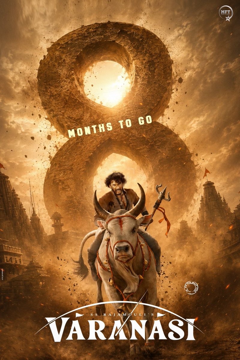 MaheshFanTrends's tweet photo. First non-English film to be shot entirely in the premium format 🌍🔥 

8 MONTHS FOR VARANASI 🔱

@urstrulyMahesh #VARANASI https://t.co/VR8w4krsvu