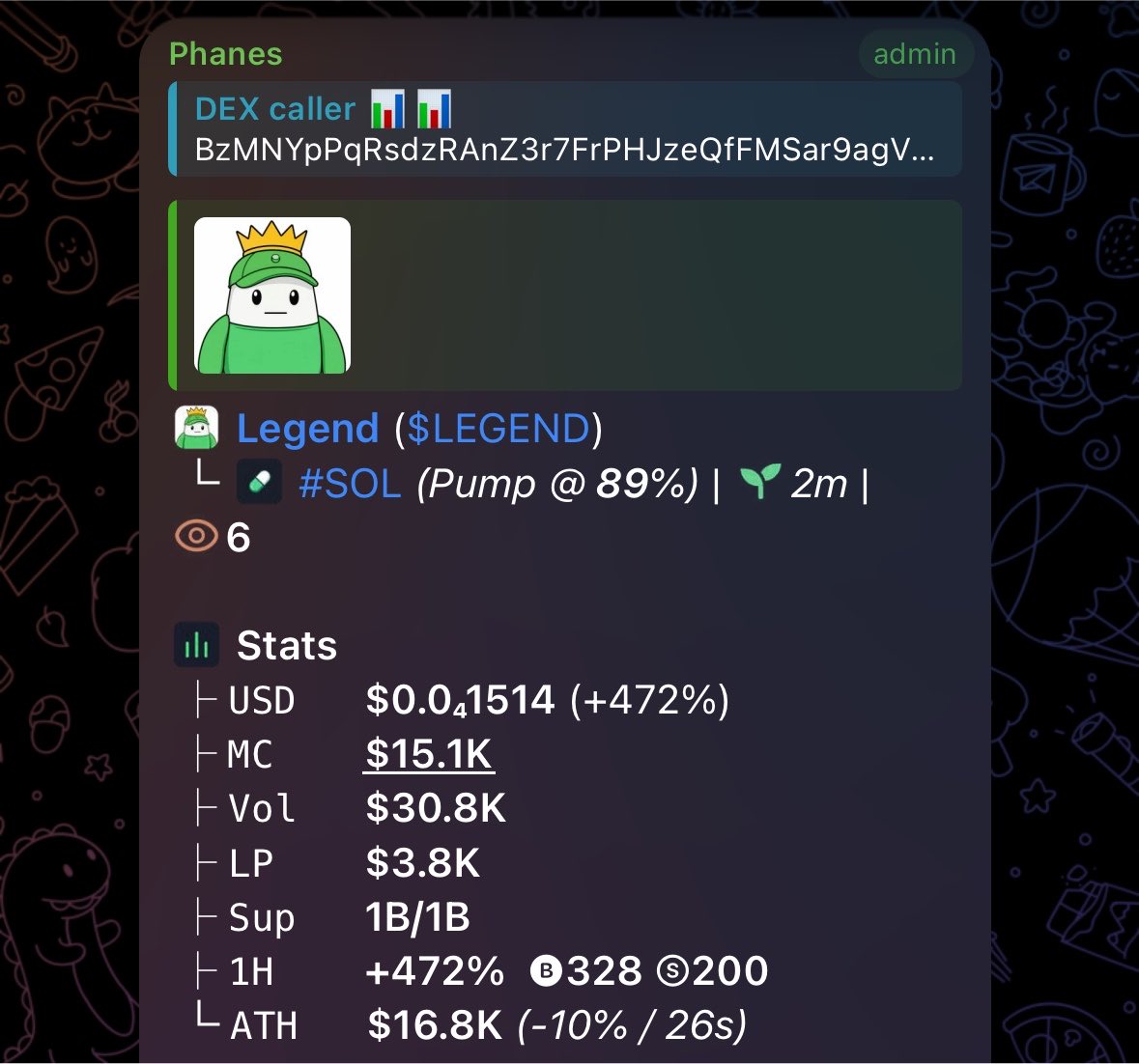 Dexs011's tweet photo. Ca; 

BzMNYpPqRsdzRAnZ3r7FrPHJzeQfFMSar9agV41Tpump https://t.co/NanHFbJjmY