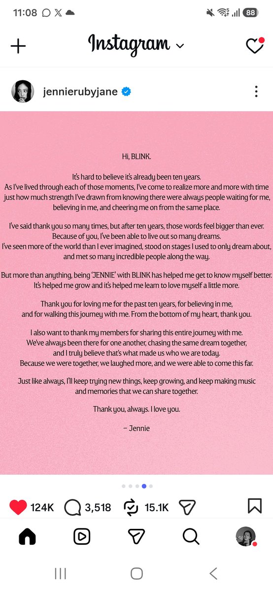 Iyahvillanueva3's tweet photo. Jisoo and Jennie's message 😭

DECADE WITH BLACKPINK
#BLACKPINK10thAnniversary #BLACKPINK_FOURever
#10YearsWithBLACKPINK 
#10주년_블랙핑크_포에버 https://t.co/cmKEWa21FK