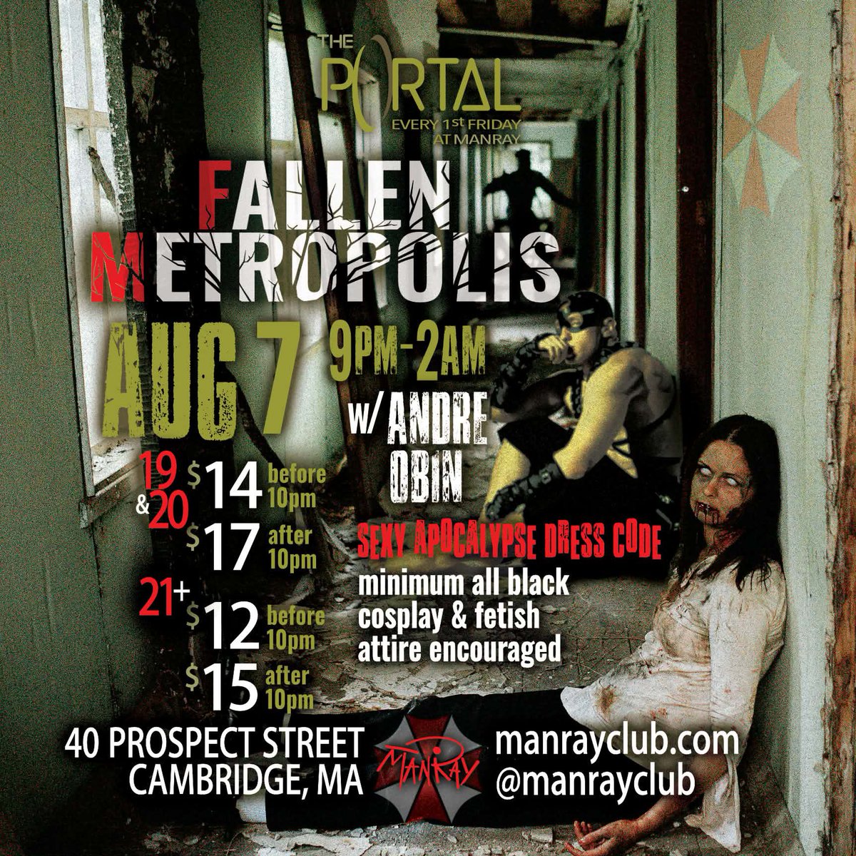 andreobin's tweet photo. The Portal is tonight @ManrayNightclub! https://t.co/bhPEPKwL0X