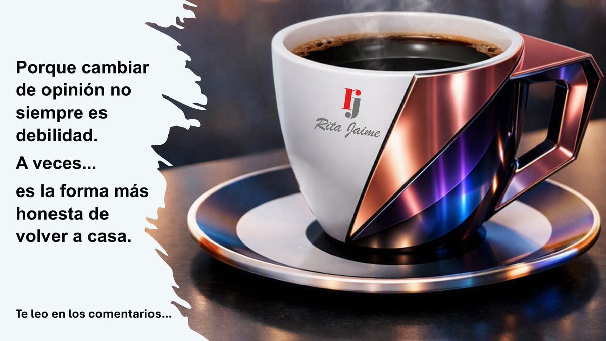RitaJaimeMX's tweet photo. #ElCaféDeRitaJaime☕
Existe una pregunta que puede cambiar una vida.
No es:
¿Qué tienes?
Ni:
¿Qué lograste?
Es mucho más sencilla.
¿Esto que estás viviendo...
todavía te representa?
Mhhh… rico café!
#BuenosDíasMundo🌍 
@Lula_fa @deliaugarte @DraCamachoSosa @suarez_vle @Mixell_d https://t.co/4mgujk8lND