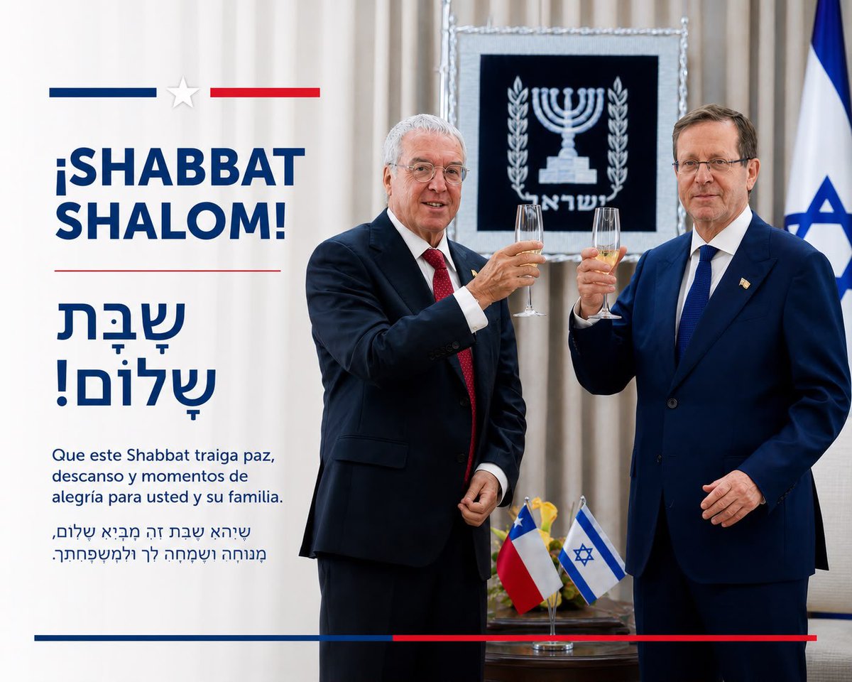 EmbChileIsrael tweet picture