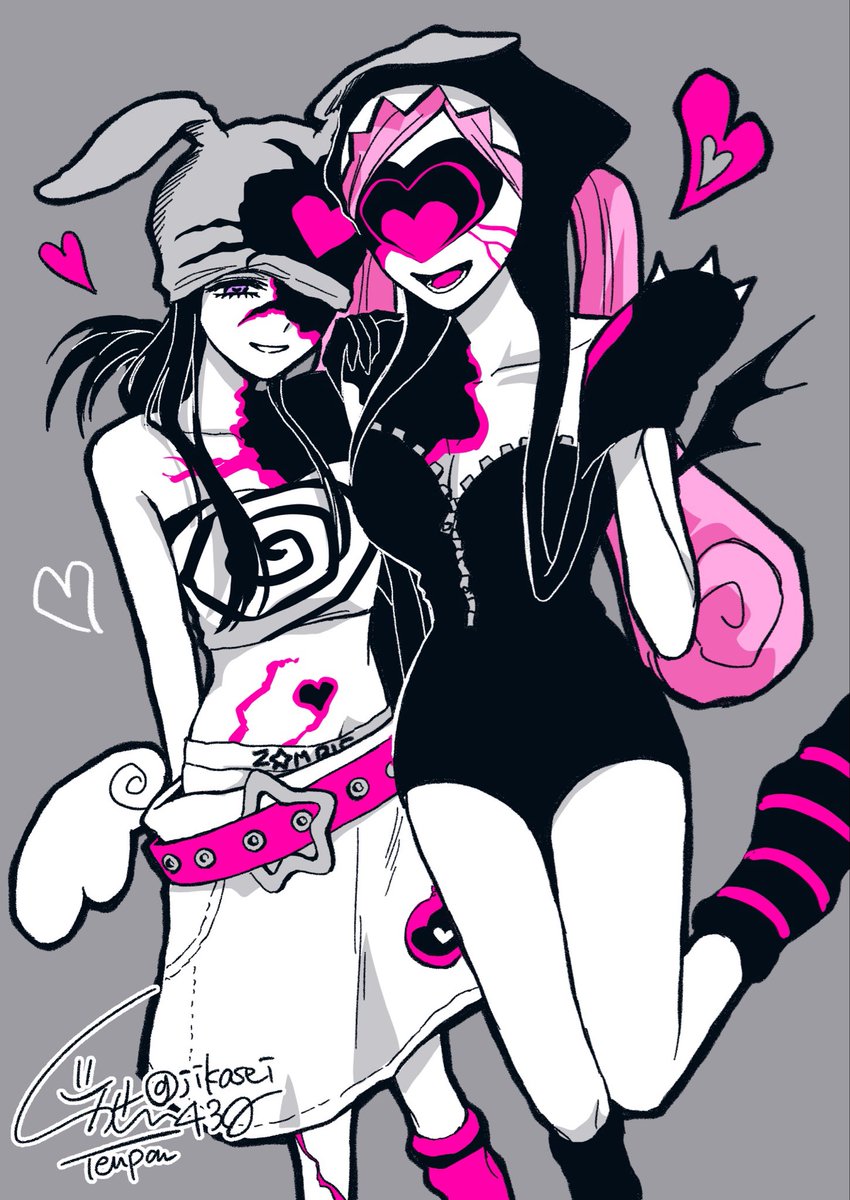 jikasei430's tweet photo. TENSHI x AKUMA 🩷🖤

#ZOMST #mizisua https://t.co/zIG4eCiyKD