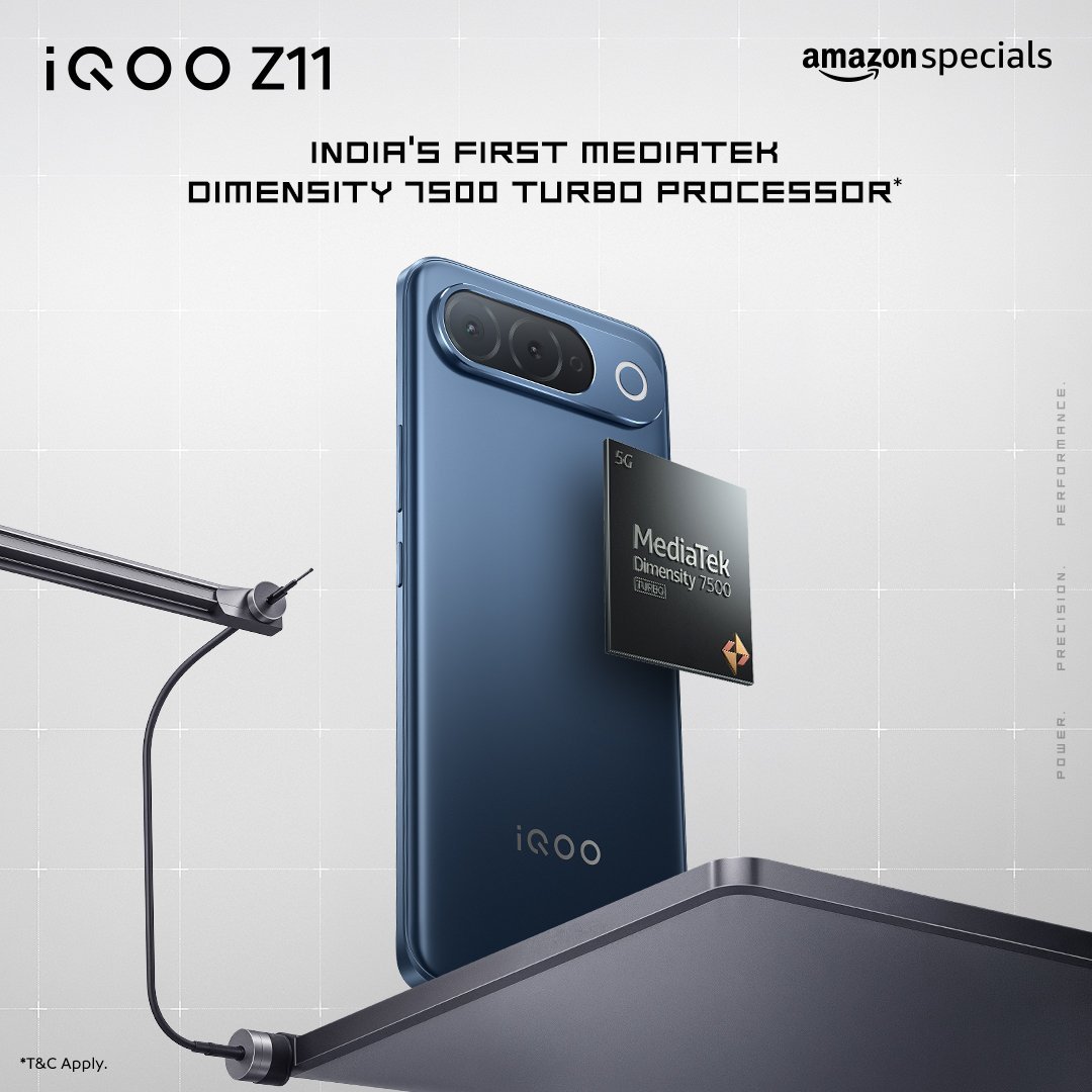 XMaximumCarnage's tweet photo. iQOO reveals the chipset powering the Z11.
Can't wait to see how this turns out β‘
#iqoo #iqooz11 https://t.co/qyKltUPqnH