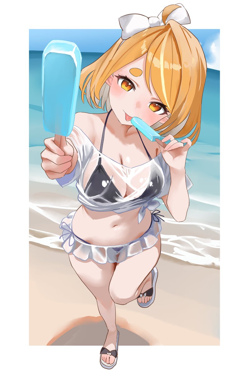 __scrub_lord__'s tweet photo. The perfect treat for a hot summer day 🍦

Thank you @/folma11 for the lovely artwork!
#KannOfPaint https://t.co/c4SfNQncwk