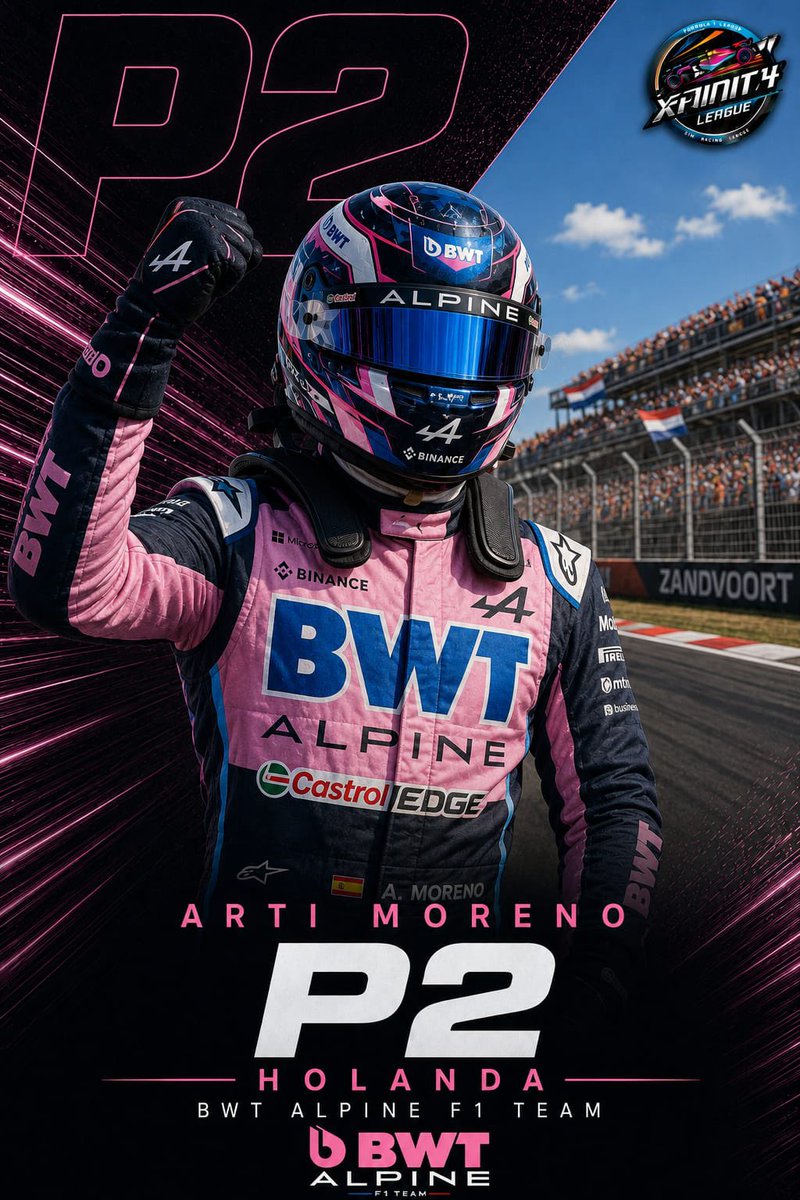 artimg15's tweet photo. X INFINITY NETHERLANDS
LAST TO ?
Q-18
R-P2
One of my best races so far in this game, 17 overtakes with no sc was amazing, incredible pace for 1 of my worst tracks https://t.co/PZH5tVX28e