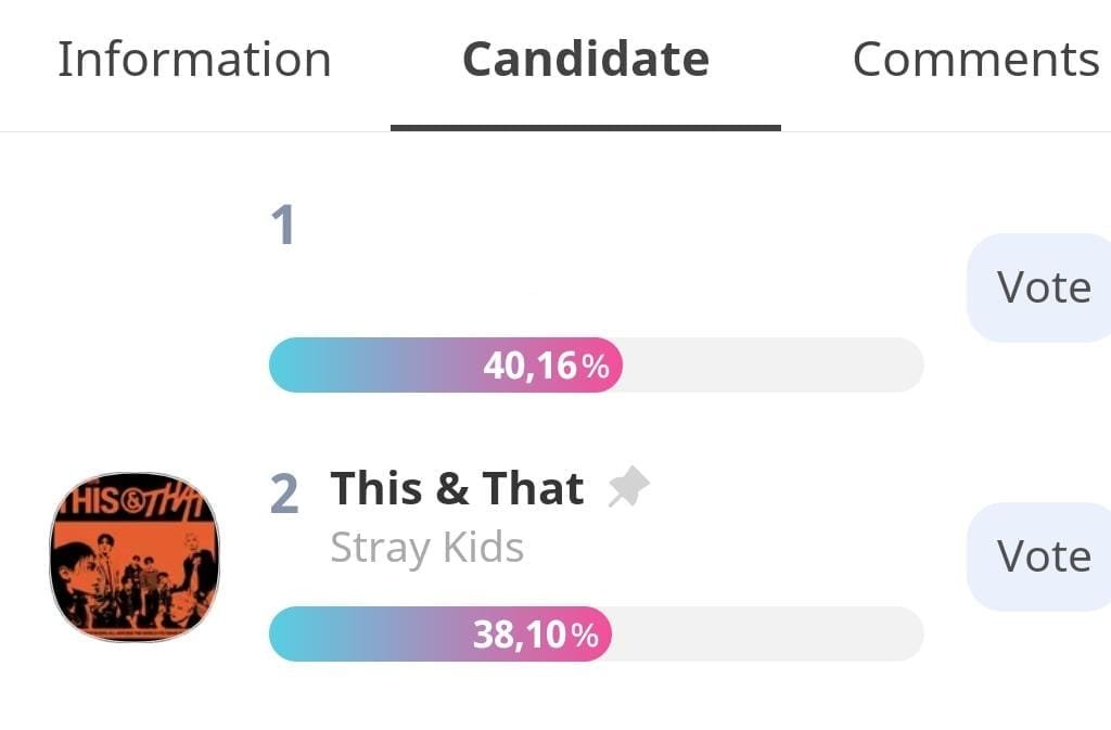 StrayKidsBrasil's tweet photo. 「 LEMBRETE x IDOL CHAMP 」
STAYs, a pré-votação para o win do Show Champion já começou! Então vão lá votar AGORA MESMO, porque só assim vamos conseguir dar todos os prêmios que "THIS & THAT" merece! 

Nós PRECISAMOS vencer essa votação com o maior gap possível, por isso não percam mais tempo e vamos viraaaaaaaar.🗣️

↝ https://t.co/Q7shovgphS

⬇️ TUTORIAL 

@Stray_Kids #StrayKids #스트레이키즈