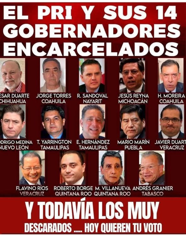 AliciaJ86958882's tweet photo. En Veracruz estoy muy contenta que javidú este pagando sus fechorías. Mi felicidad hubiera estado completa si también hubieran entambado a fidel herrera. https://t.co/eRNMWSSl9Z