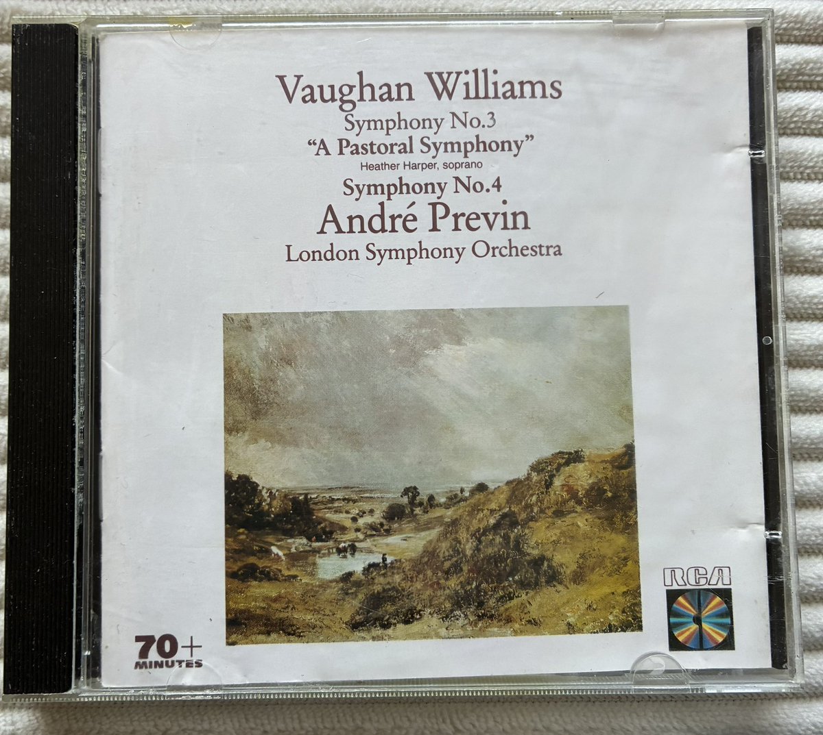 RVWSociety's tweet photo. More of #AndréPrevin and the #LSO. This time no controversy over spoken superscriptions. Who has any thoughts of where these recordings of symphonies three and four rate in the canon?
#VaughanWilliams
#SymphonyNumber3
#SymphonyNumber4
#LondonSymphonyOrchestra https://t.co/Ua4eHKNmi1