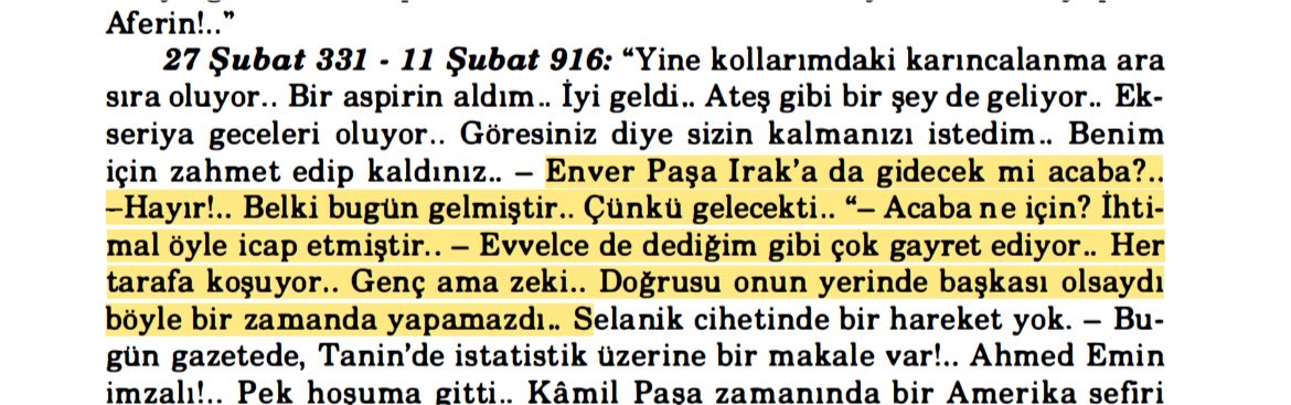emin_olamayan's tweet photo. O sırada İslamcılığı devlet politikasına getiren Sultan Abdülhamid’in Enver paşa hakkındaki düşünceleri: https://t.co/T9JDSJdLFL