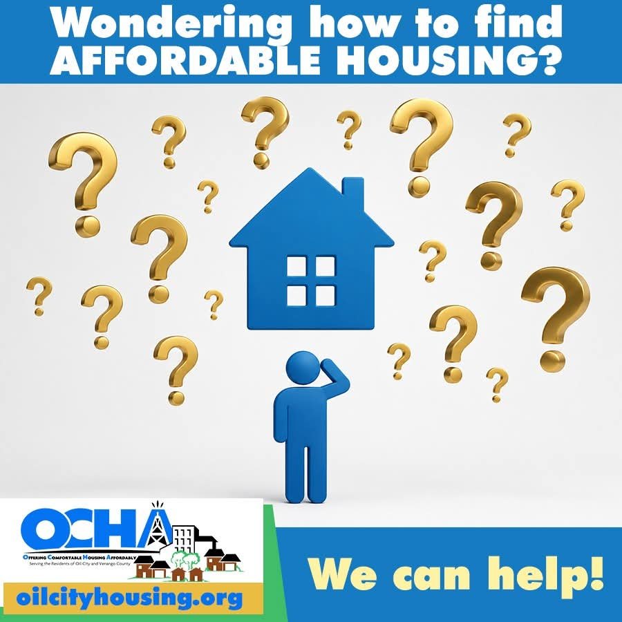 OilCityHousing's tweet photo. We can help! ๐
https://t.co/e84AVjAWJA
#AffordableHousing #OilCity #VenangoCounty https://t.co/3ChFzCTX4C