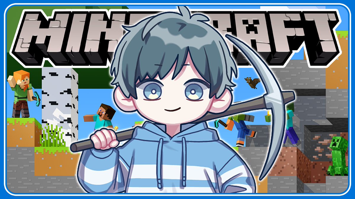 kagemaru0205's tweet photo. 配信開始👌

いろんなマイクラ企画に出るのでマイクラしながら雑談【マインクラフト】 
https://t.co/32KM5sdHZv https://t.co/Lr98gFf08M