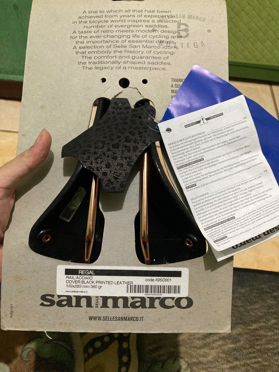 raafi262626's tweet photo. Wts saddle Selle San Marco Regal “ Le Rino” 
Brand New
1.7 aja
#fnfjb https://t.co/O2oxQwSz00