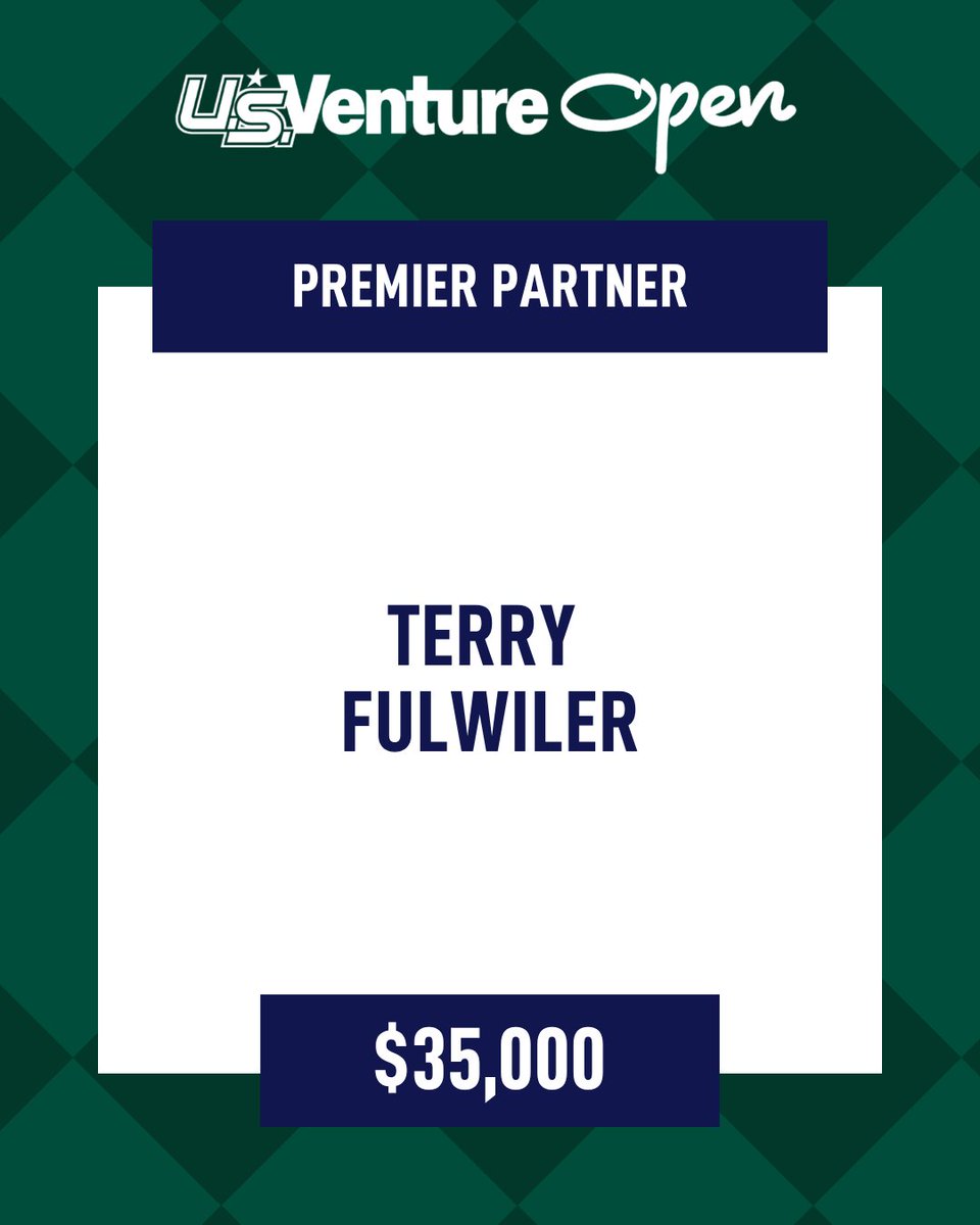 USVentureOpen's tweet photo. Honoring a Premier partnership with Terry Fulwiler, contributing to our mission to #DriveChange and #EndPoverty. This long-standing support helps drive the success of #USVO2026.
Donate at https://t.co/vpmCVRLN9a or text USVO to 762-78. https://t.co/MMuGfNL0ED