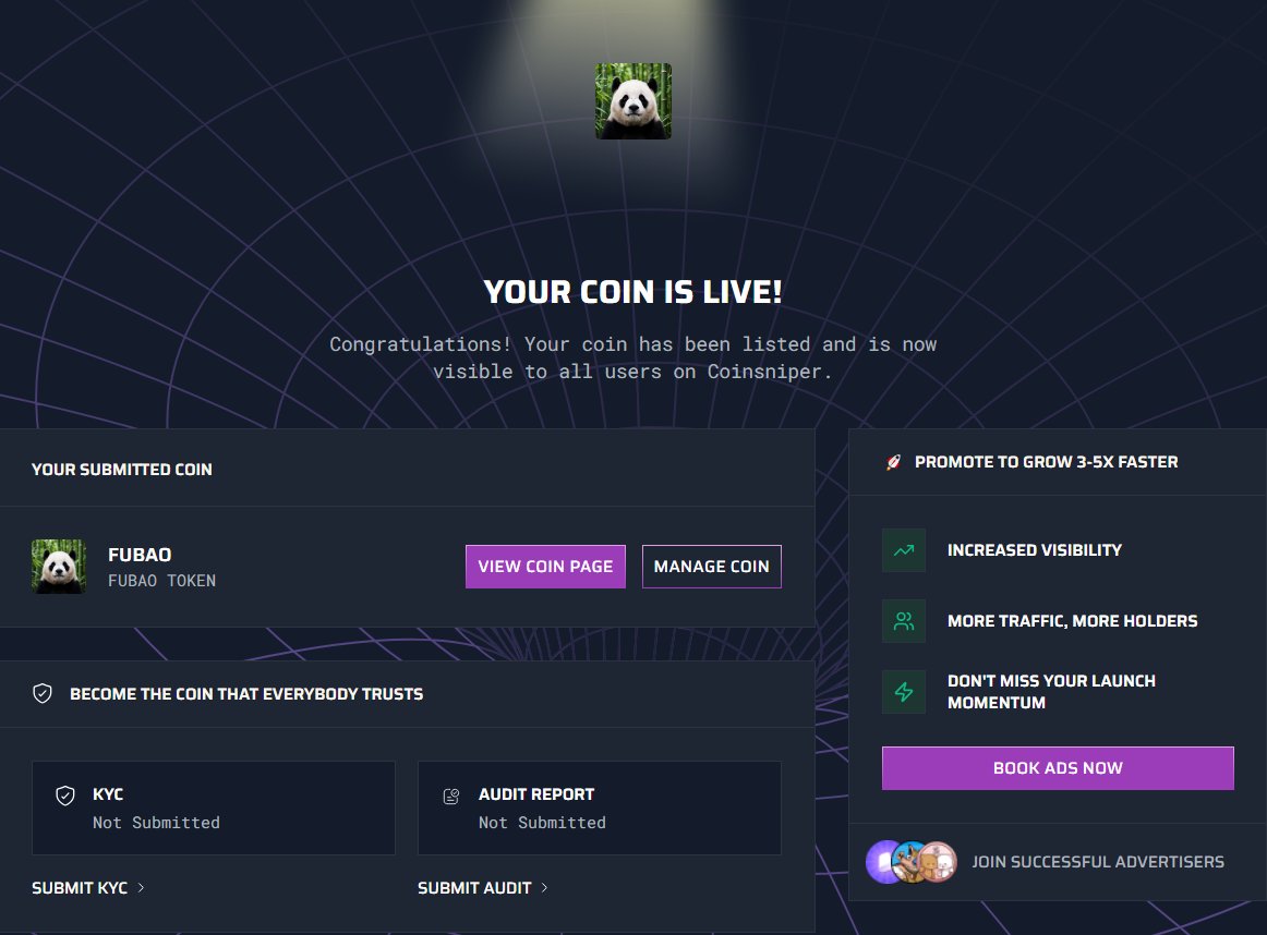 FuBao_PandaPage's tweet photo. GM Fam ! $Fubao has been Listed on https://t.co/Xt2ZQdnY6E now

5jBfqq2VYyzUEMzwASPQp4tdub3RT7xPWnNysEzoq5vg https://t.co/UWz0bhkw4o