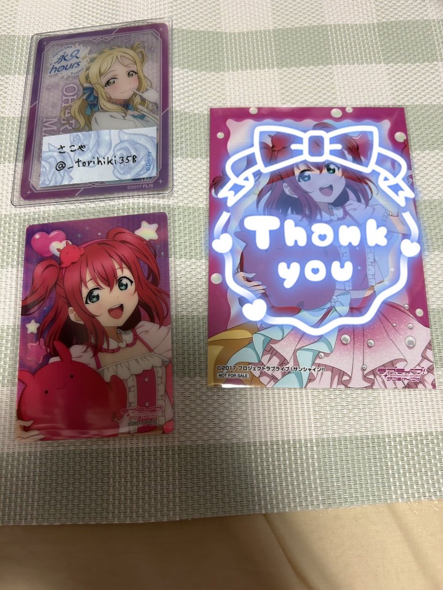 _torihiki358's tweet photo. 【交換】
ラブライブ！サンシャイン!!
Aqours ぷかぷか
オーロラアートコレクション

譲) ルビィ
求) 果南(アップ)※身内分

・郵送
・近日11時頃池袋駅改札外にて手渡し可

検索よりお声かけください https://t.co/P77BiGuV8b