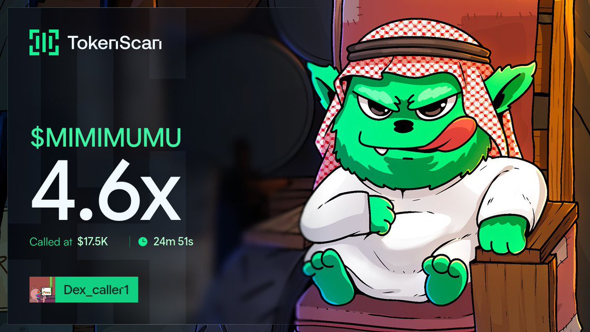 Dexs011's tweet photo. 4.6x on $Mimimumu 
Ca; 

YBPUY1zz2QV1vk9X81YekCJC7MNbVxcscQxBiE2pump https://t.co/AP7m03lIqa