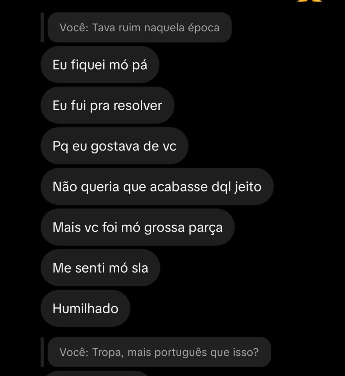 Estefaneeesilva's tweet photo. Aí tropa, os humilhados sempre serão mais humilhados 😍 https://t.co/j5P9JuW0Jw