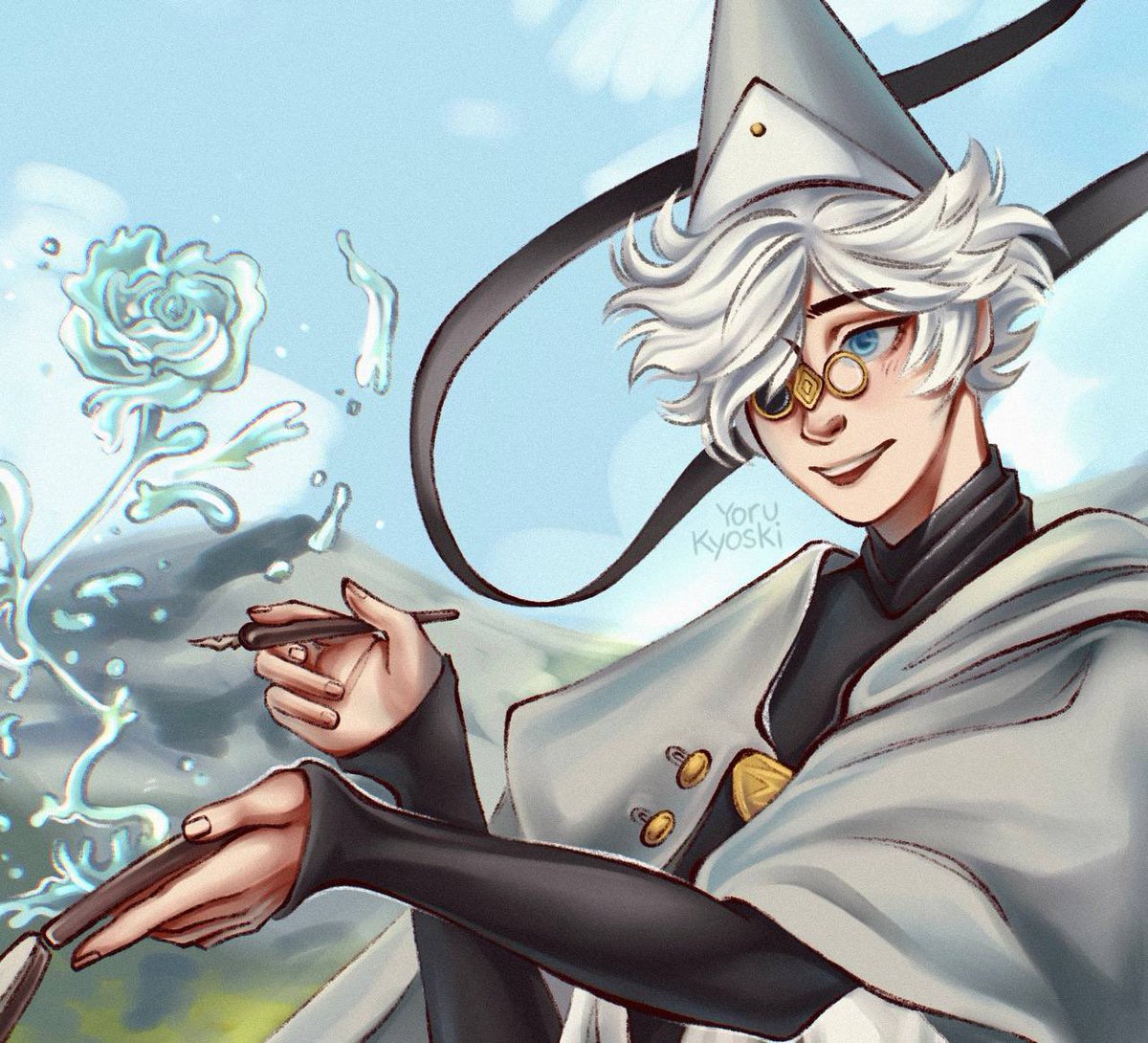 fluffy___art's tweet photo. #witchhatatelier #qifrey #witchhatatelierqifrey #anime #commissionsopen #fyp #brushbuddy https://t.co/mKZoKa6FZ7