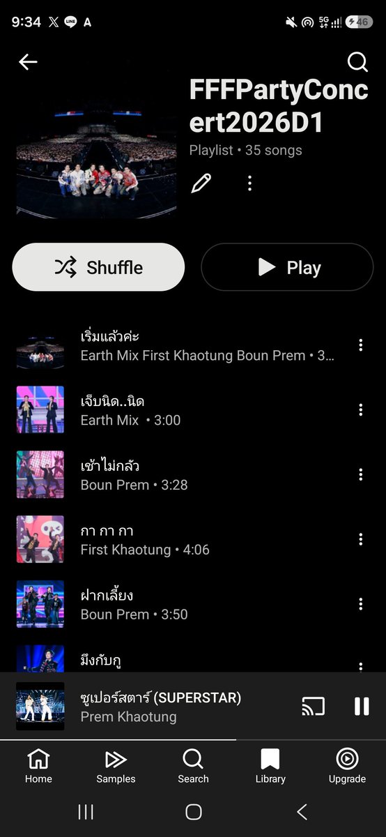 naipnrpt's tweet photo. ไฟล์ MP3 #FFFPartyConcert2026D1 

เผื่อมีใครอยากโหลดไปฟังใน Spotify หรือ YouTube Music คับ 🫶🏻

https://t.co/6zTJJXayZs 

#FirstKhaotung #BounPrem #EarthMix https://t.co/9cKugbWoK3