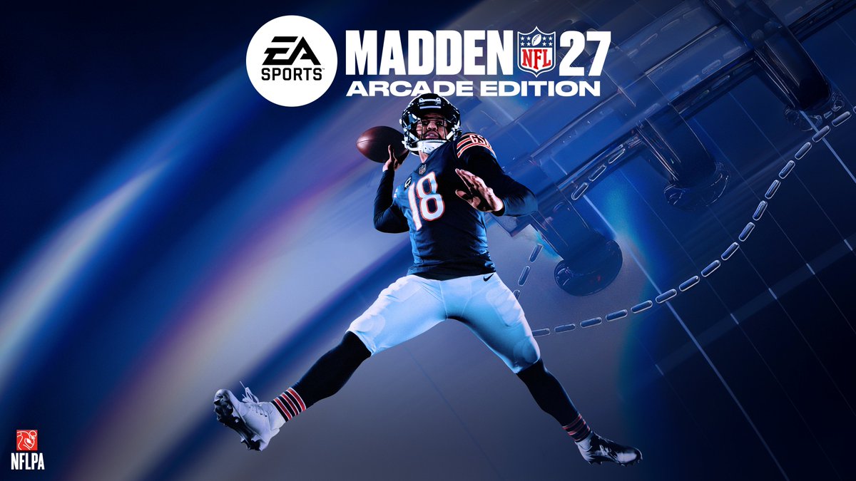 EAMaddenNFL's tweet photo. 🕹️ Madden NFL 27 Arcade Edition is here.

Jump right in with Quick Play, or forge your path in Franchise Mode. #Madden27

🔗: https://t.co/4Odzf5dM4Z https://t.co/BfPqLlHSNd