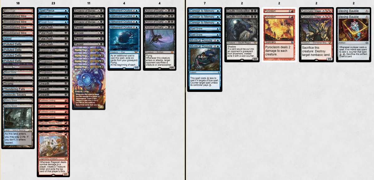 panye__'s tweet photo. Clean 5-0 with MONKE REANIMATOR

Beat Affinity, Esper Blink, Goryos, Tron, and Broodscale.

Deck is cracked and monkey is a great choice for the main into eldrazi and combo metas. https://t.co/zcz7VSD2NC