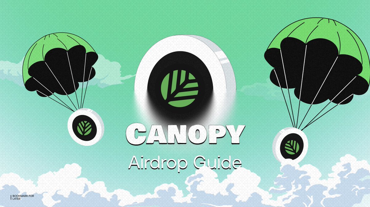 asedd72's tweet photo. Canopy Airdrop 🪂 (FREE)

📊 Raised: $8.5M | No Token Yet!

New quest to position for $CNPY potential airdrop: 

   → https://t.co/TeEFKGgTnv
Connect wallet to unlock new quests and complete it

   → https://t.co/FFOrEm0BgF
Connect wallet, claim faucet and create L1 Chain, place some trades 

Find more airdrops guides: https://t.co/Xw6DFrplJo

📍Airdrop channel: https://t.co/APbyUBiDDk