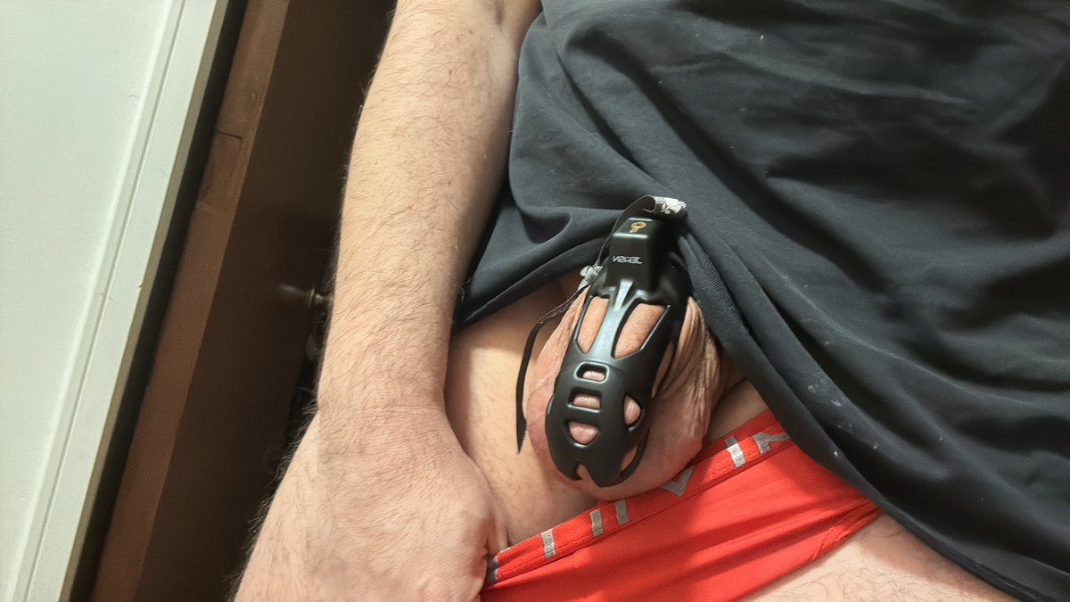 subbottompasivo's tweet photo. Llevo 7 días en castidad y 10 días sin acabar. Anoche dormí bien con la jaula, hace bien el deporte y comer sano#chastity #sissy #submissive https://t.co/oLGEVXc9sX