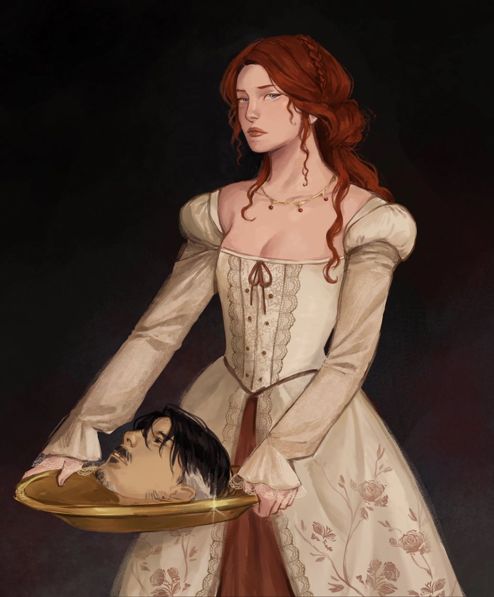 winter_rosiee's tweet photo. “Do you imagine I'd ever let him harm my daughter?”

“I am not your daughter, she thought. I am Sansa Stark”

commission by @CallistoAwe #asoiaf https://t.co/1zMN3pZPDE