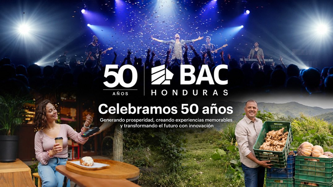 HonduPrensaCom's tweet photo. @baccredomaticho
🏦🎉 BAC cumple 50 años como motor de confianza financiera en Honduras 🇭🇳💳
🔗 https://t.co/rbF8Dk25Md
#BACHonduras #50AñosBAC #ConfianzaFinanciera #Honduras #Banca #BACinnova #BACsimple #BACpositivo https://t.co/mXWXfjl30M