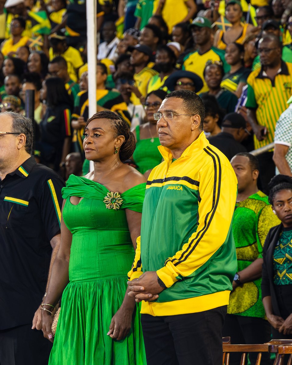 JulietHolness's tweet photo. There is nothing quite like Grand Gala. 

It was wonderful to see the National Stadium filled with so much pride, energy, and love for country, as Jamaicans of all ages came together to celebrate our culture, our music, and 64 years of Independence.

This year’s theme, “United in Celebrating Resilience,” felt especially fitting. Our journey has not always been easy, but our strength has always been found in our people and in the way we continue to move forward together.

Happy Independence, Jamaica. 💚💛🖤