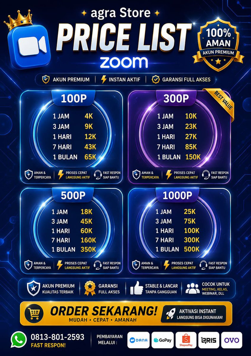 Julia20jul's tweet photo. Hai Guyss. WTS ZOOM PREM DAN APPS PREM MURMER BERGARANSI 🌺

WTS ZOOM CANVA CAPCUT CHATGPT VIU PICSART SPOTIFY YOUTUBE MEITU WINK HBO DISNEY GEMINI 

https://t.co/6ASmRVbd71

#zonauang #zonajajan #zonaba https://t.co/ja7vBqyqgK