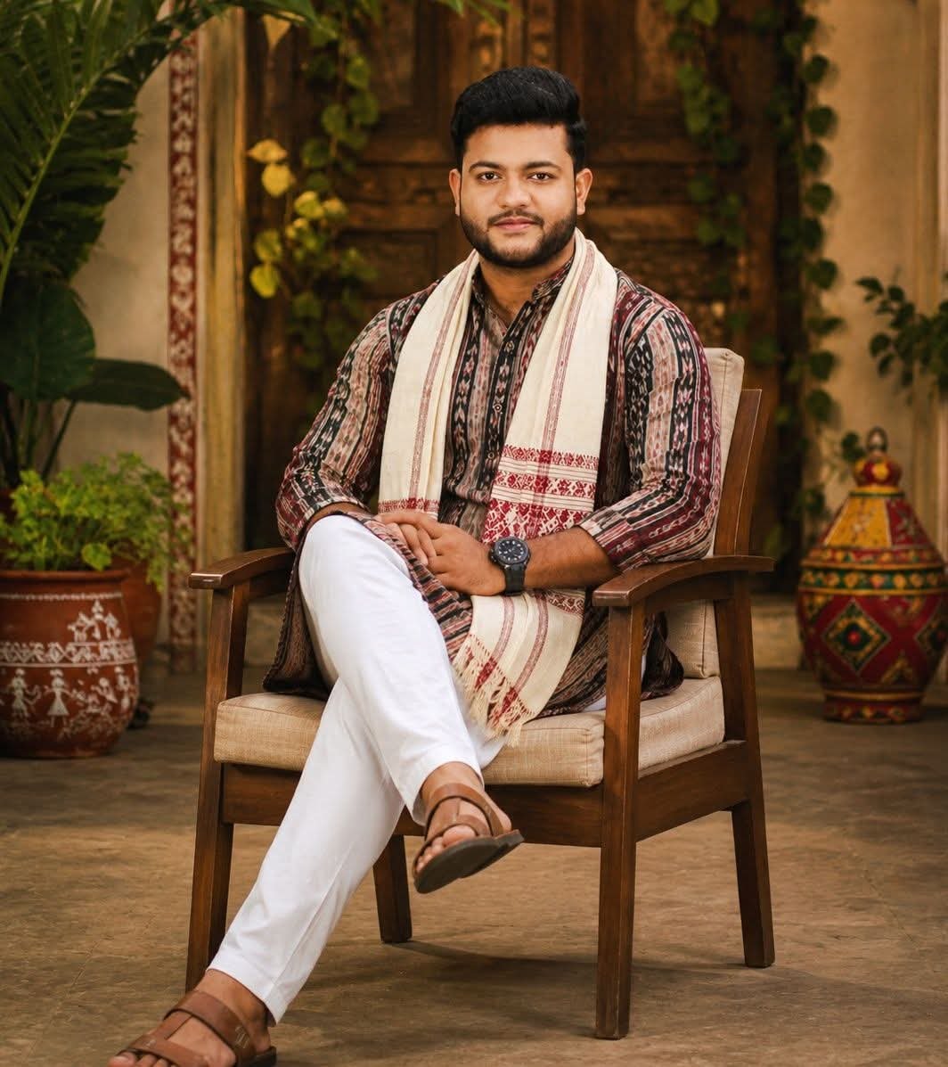 Anchor_Mukesh's tweet photo. ଜାତୀୟ ହସ୍ତତନ୍ତ ଦିବସର ହାର୍ଦ୍ଦିକ ଶୁଭେଚ୍ଛା।
#NationalHandloomDay #VocalForLocal🇮🇳 #HandloomHeritage #SupportWeavers #Odisha https://t.co/eDv3SNtCZm