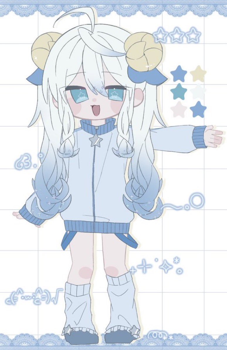 kohitsuji36's tweet photo. らむねちゃん比較🫶🏻🤍
#イラスト成長記録 
◀︎2025冬
▶︎2026夏 https://t.co/VHK5nAT3BN