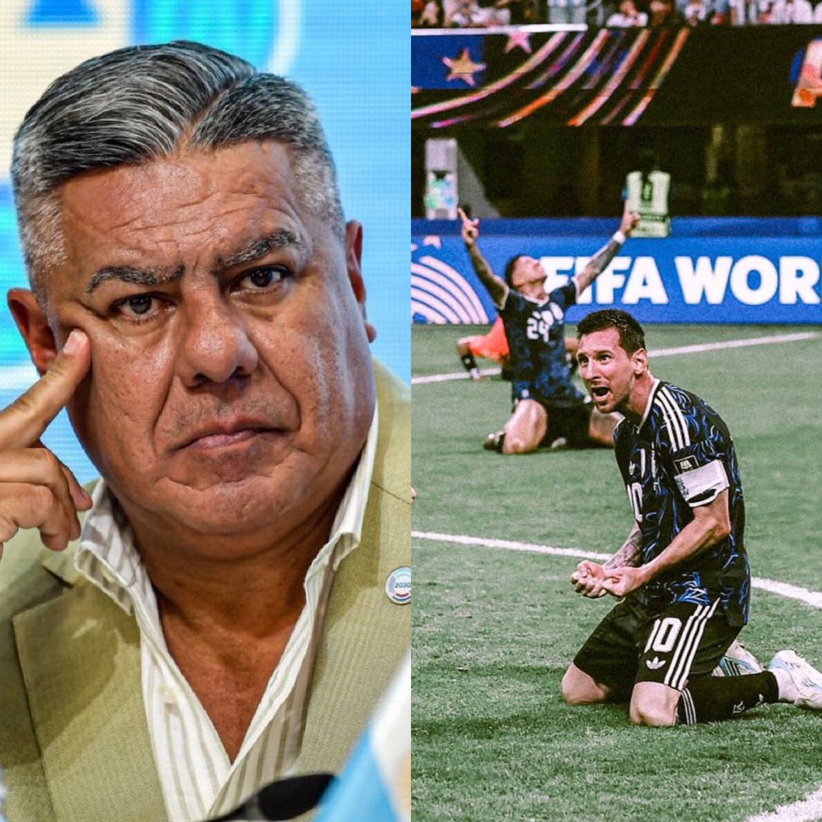 AtaqueFutbolero's tweet photo. “La carga emocional, la carga que tenían sobre la espalda los jugadores y la responsabilidad de NO FALLARLE a los argentinos era SUPERADORA a la que tenías para jugar con España.

EL PARTIDO A GANAR ERA INGLATERRA”.

Chiqui Tapia, en TyC. ⚠️🇦🇷 https://t.co/dAJZSWILAa