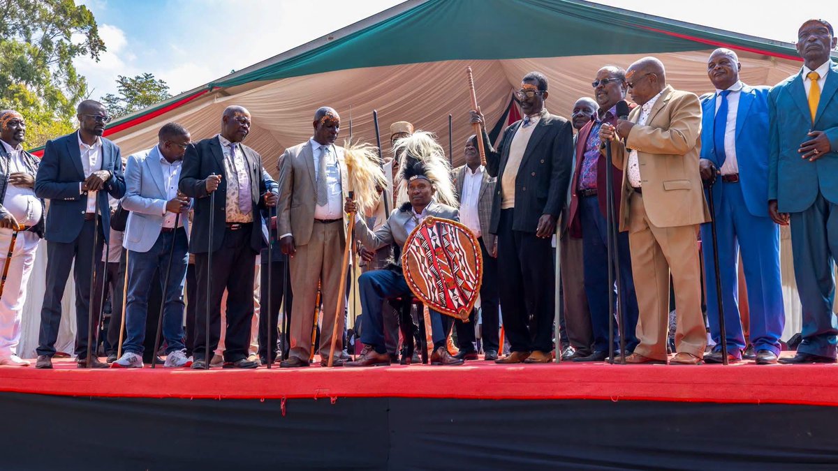 itskipronoh's tweet photo. Mt. Kenya East has spoken loud and clear. Prof. Kithure Kindiki has been crowned the region’s Spokesperson and Kingpin. https://t.co/eadQE26sFz