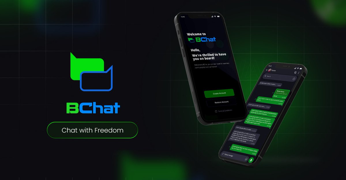Craftmonster3's tweet photo. Most messengers start by asking users to enter their phone number or email.

Well BChat by @BeldexCoin does not.

You create a BChat ID....that is the only identifier required:
- No phone number
- No email
- No username tied to an existing account.

Messages are end-to-end encrypted and routed through the network’s privacy-preserving nodes. The same masternode infrastructure that secures the Beldex chain also handles the routing, which keeps metadata exposure low by design.

BNS names can be linked to a BChat ID if you want a human-readable handle.

The design choice is deliberate and Sign-up does not require handing over personal contact details +  the routing layer sits on the same decentralized network used by the rest of the stack...