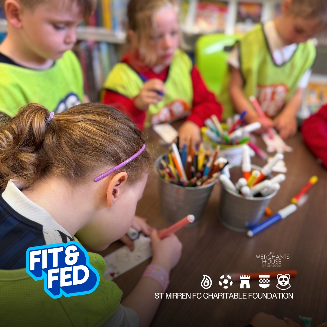 SMFC_CF's tweet photo. Our younger children enjoyed something a little different at Fit & Fed today. 📚 Alongside our coaches, they visited Renfrew Community Library for story time before getting creative with some colouring in too. 🤩
📸see more | https://t.co/pxamdY0f7t
#FitAndFed #StMirrenCharitableFoundation #OurStMirren
@saintmirrenfc | @stmirrenwfc | @smisatrust | @SLOStMirren