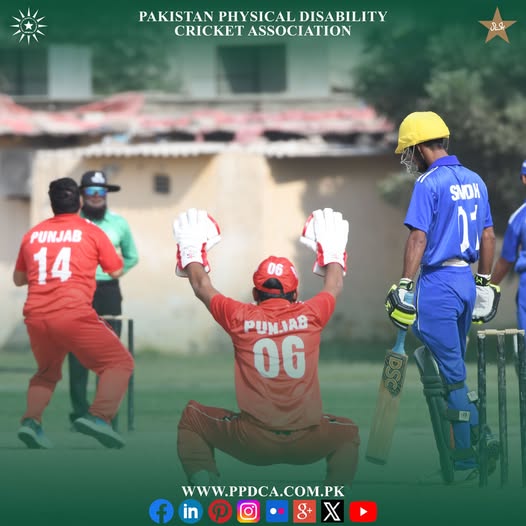 PPDCAOfficial's tweet photo. Appeal. Pressure. Breakthrough.
Representing Punjab PD Cricket Team, every player stays switched on as they hunt for a crucial wicket during  PD T-20 Quadrangular Cup 2024. From twicketkeeper's loud appeal to the fielders' energy, every moment reflects teamwork &amp; determination. https://t.co/GOO4Z4vPt0