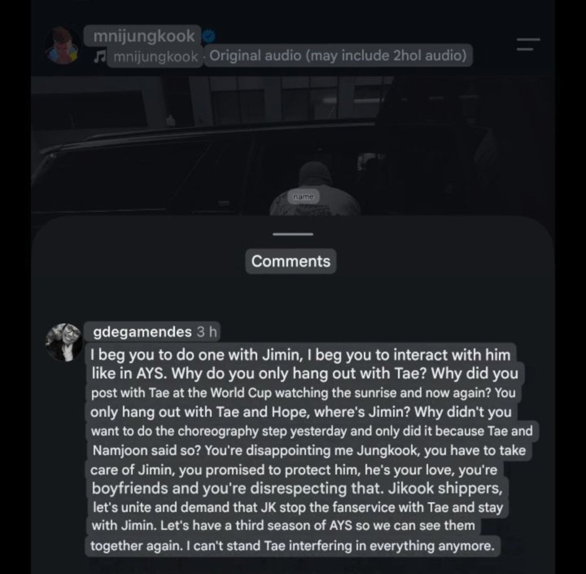 KooVarbiee's tweet photo. Gurl?? Seriously??why can't you all just drop it here only cause everyone atp knows the REALITY..stop harassing him for ur own fantasy!! &amp; what promise?? He never said anything..jm isn't a child who need protection..kook isn't responsible for jm's ignorance towards his own fans🙄 https://t.co/XNxbOby2DU