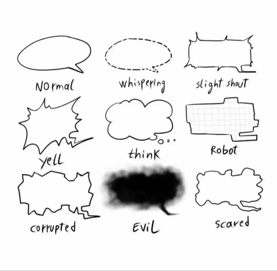 oldmanlux's tweet photo. Speech bubbles are part of the storytelling, not just containers for text. https://t.co/5dDB5MfDZq