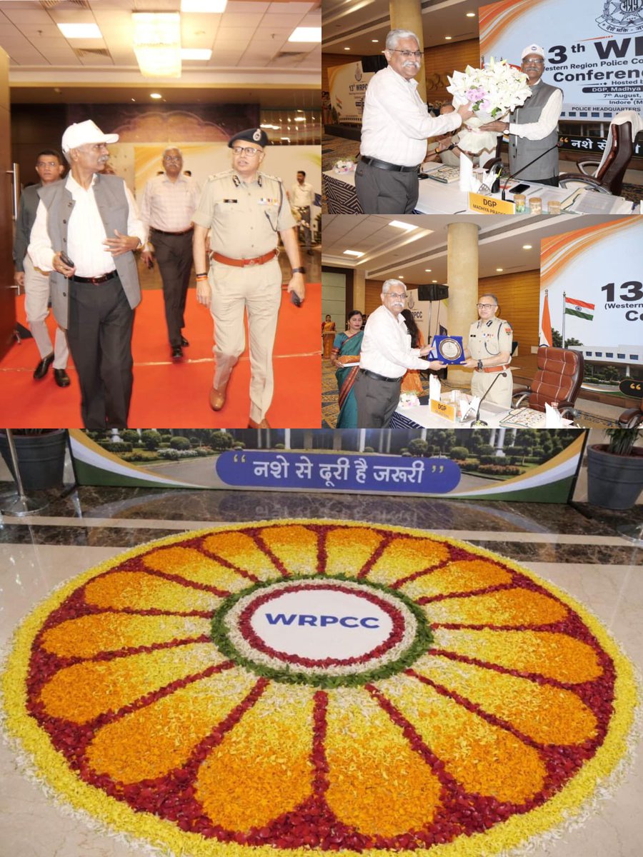 DGP_MP's tweet photo. सशक्त समन्वय, सुरक्षित भविष्य...

पुलिस महानिदेशक, मध्यप्रदेश श्री कैलाश मकवाणा की अध्यक्षता में इंदौर में आयोजित 13वीं पश्चिम क्षेत्रीय पुलिस समन्वय समिति की बैठक में राजस्थान, गुजरात, महाराष्ट्र, गोवा तथा दमन एवं दीव, दादरा…

#DGPMP #MPPolice @CP_INDORE https://t.co/Sfzgqmubtd