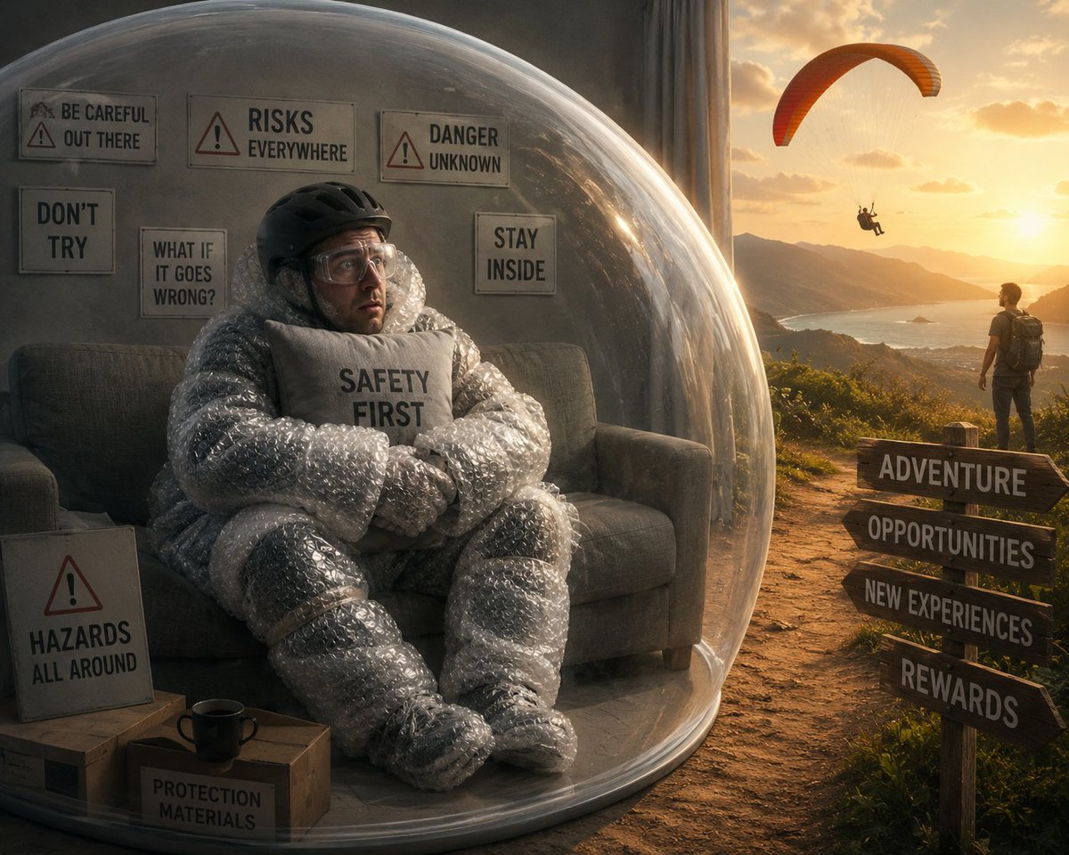 CreativeDeduct's tweet photo. We live in an Age of Cowardice.

Modern societies have become obsessed with the elimination of risk. Every remote danger becomes the occasion for new rules, procedures and prohibitions. Laws multiply to protect people from unlikely harms, while the costs - economic, social and psychological - are treated as secondary. The result is a culture that increasingly prefers the certainty of stagnation to the possibility of loss.

This is not prudence but a systematic bias against action. When every innovation, every childhood adventure, every independent decision and every public experiment must first be rendered safe beyond reasonable doubt, initiative collapses. We pay vast sums to avoid marginal risks while growing less capable of handling the ordinary uncertainties of life. Children are supervised into fragility. Institutions move at the speed of compliance. Adults are trained to expect protection rather than cultivate resilience.

Aristotle placed the virtue of courage between two vices: recklessness on one side and cowardice on the other. Courage was the disposition to face genuine risk for the sake of a worthy end. A society that organises itself primarily around the avoidance of harm has chosen the second vice. It no longer asks what is worth the risk. It asks only how risk can be minimised, even when the price is the slow erosion of competence, freedom and ambition.

A civilisation that refuses to risk anything eventually loses the capacity to win anything. Safety becomes the highest good, and with it comes a quiet, managed decline. The tragedy is not that we have grown careful; it is that we have mistaken fear for wisdom.