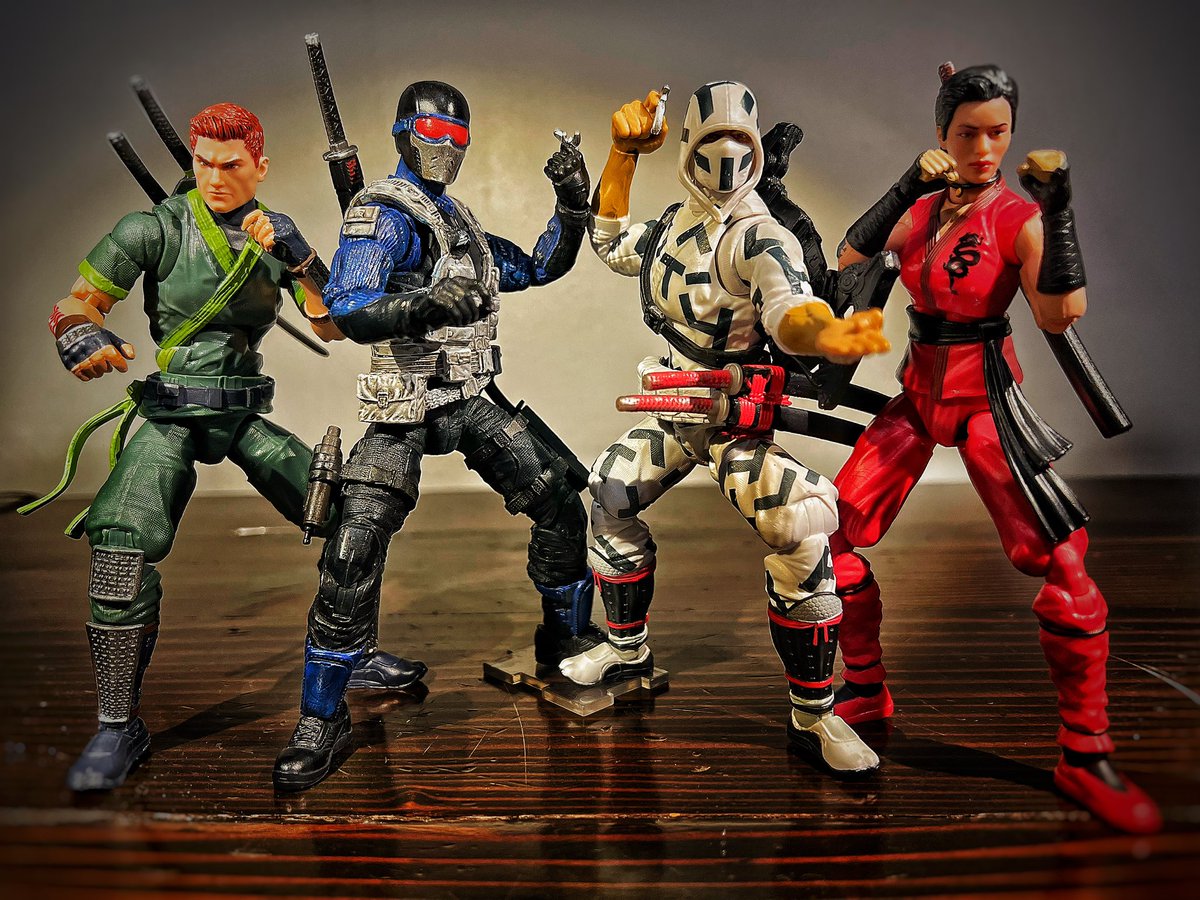 actionfigurejun's tweet photo. Clan Arashikage #gijoe #gijoeclassified #ninja #hasbro #actionfigures https://t.co/csJUFmp7X5