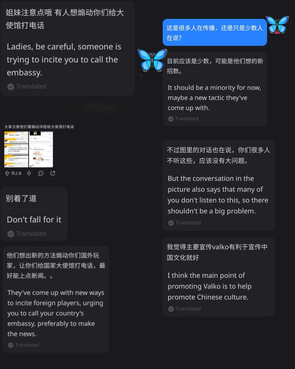 Artmissed's tweet photo. ⚠️ A warning for all Valko supporters:

Please be careful. Some people Anti-Valko are trying to push overseas players into emotional reactions and turn Valko's situation into a political conflict.

I explained the rest in the replies because I couldn't fit everything here. https://t.co/Yp2QMQjdnm