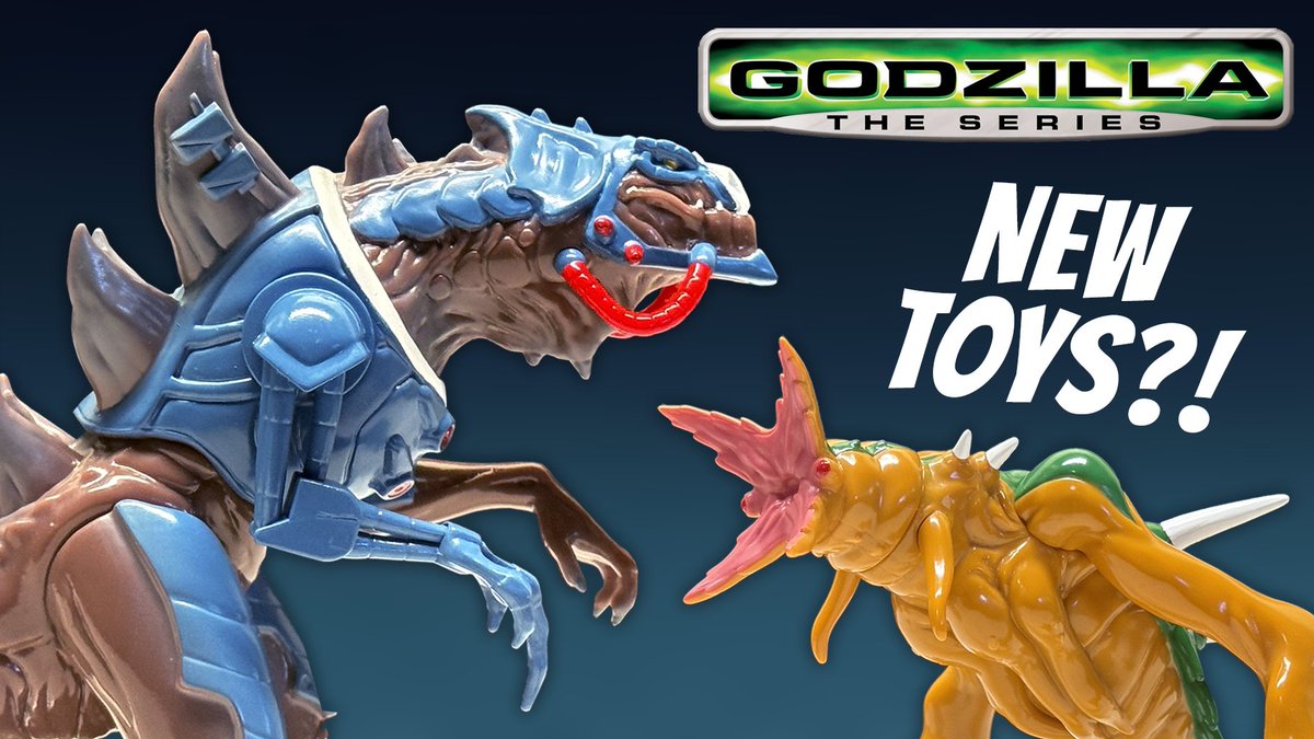MonsterIslandB's tweet photo. Brand new toys for "Godzilla: The Series" in 2026?? YES, but there's a big catch. Every new monster so far, reviewed in my new Play Time video! Link in reply https://t.co/IjZKQ6XY6W