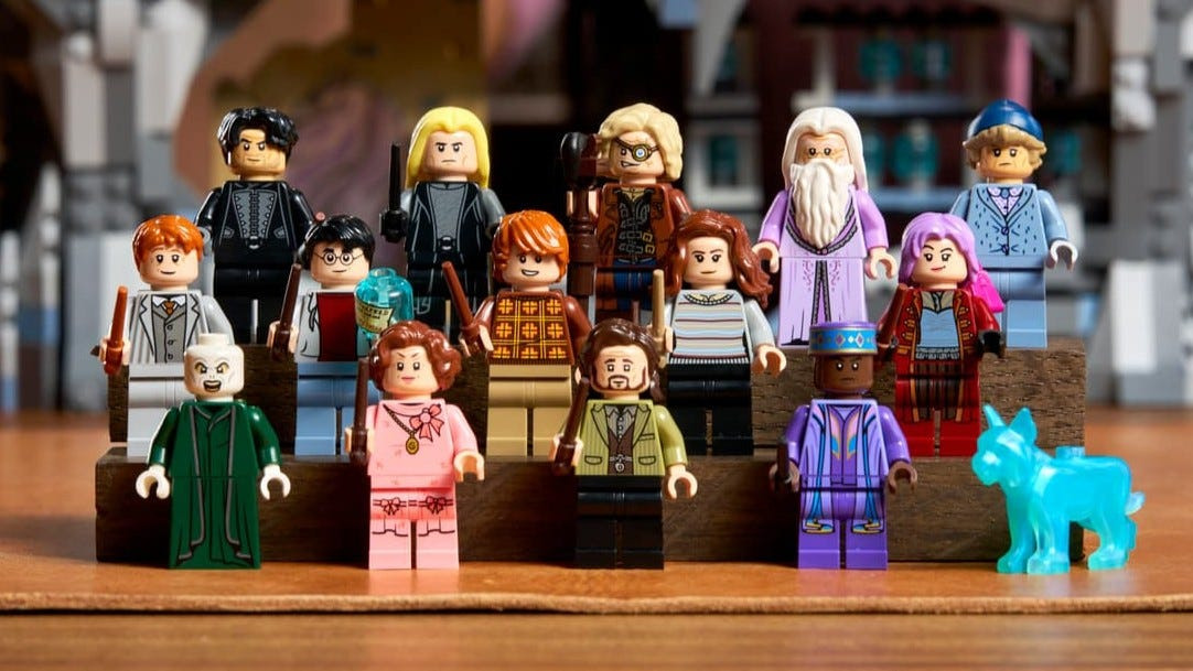IGN's tweet photo. LEGO will celebrate a quarter century of its Harry Potter range with the launch of a new Ministry of Magic set, featuring the first-ever Minifigure of Arabella Figg. https://t.co/myjNjWXOJi https://t.co/6iIiRRwyk8