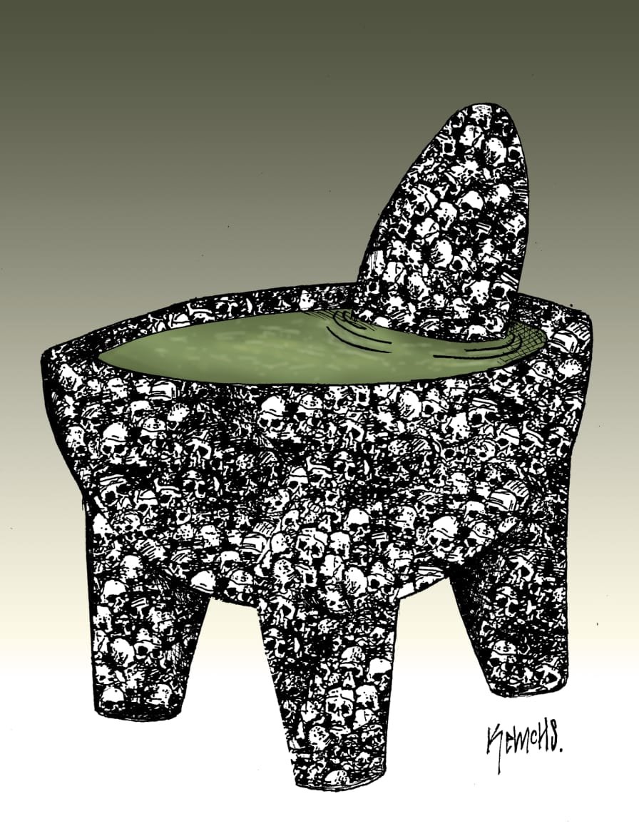MoneroKemchs's tweet photo. Zona aguacatera. Mi #cartón en @El_Universal_Mx @Univ_Opinion https://t.co/e5RLG6yOls